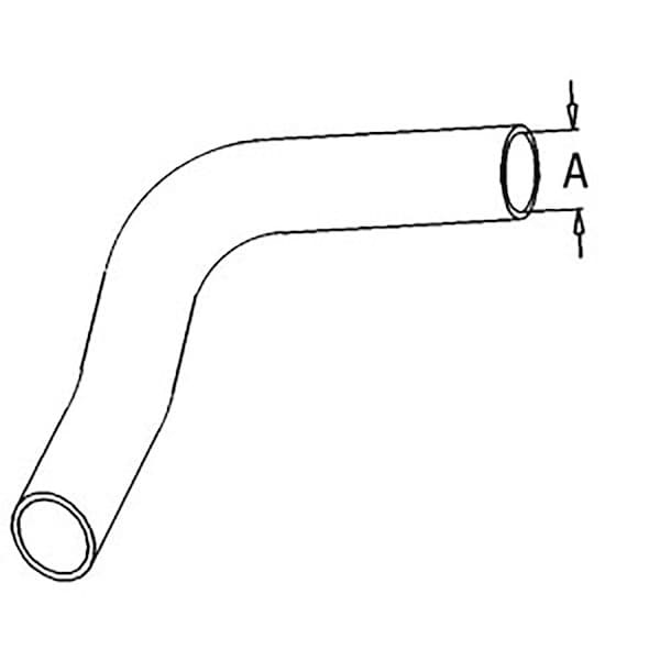 Lower Radiator Hose 2" ID Fits John Deere Tractor 4230 Gas